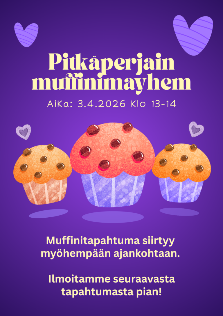 Muffinitapahtuma siirtyy